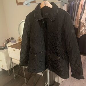 Lauren Ralph Lauren Black Quilted Puffer Jacket